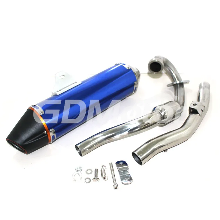 New style moto gp carbon fiber  Modern style 50cc short type large displacement exhaust for dirt bike crf230