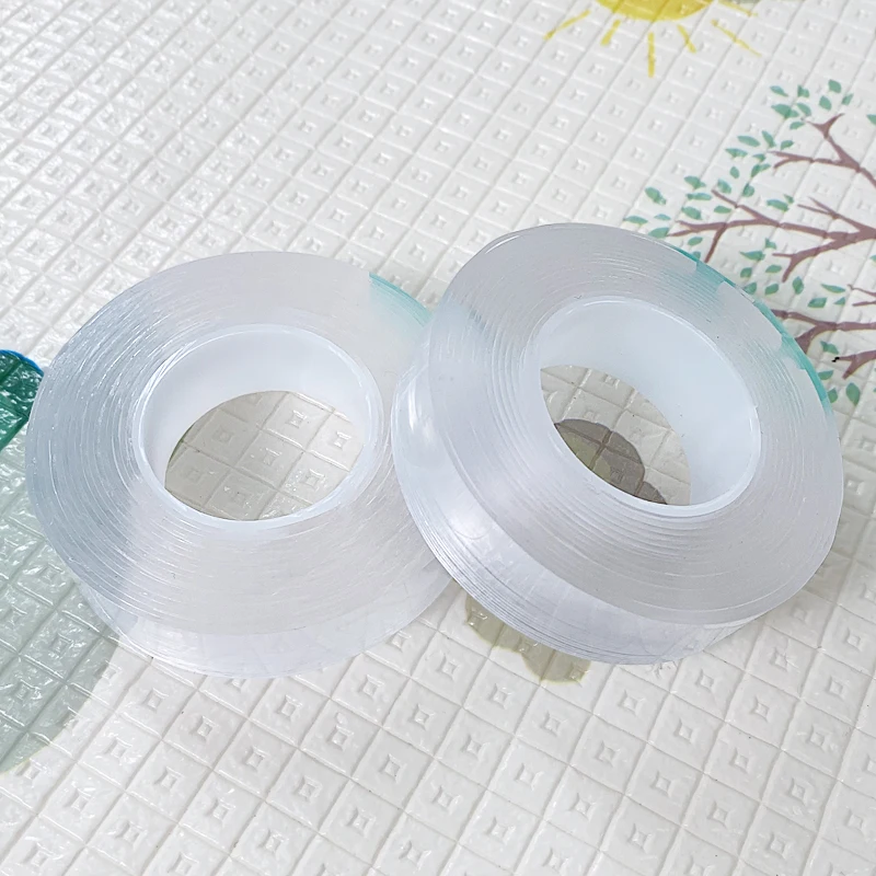 Double Sided Tape - Nano Tape 3 m, 3 cm - Removable Reusable Adhesive Tape, Transparent Tape