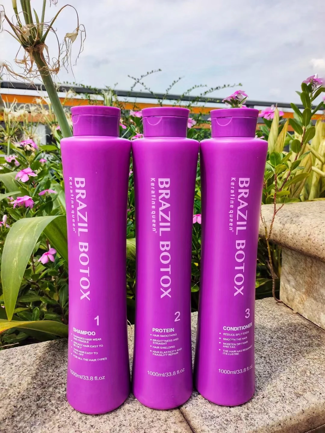 1000ml OEM Factory Best Price Formaldehyde Free Professional Salon Hair Care Products Straightening Keratin Hair Treatment