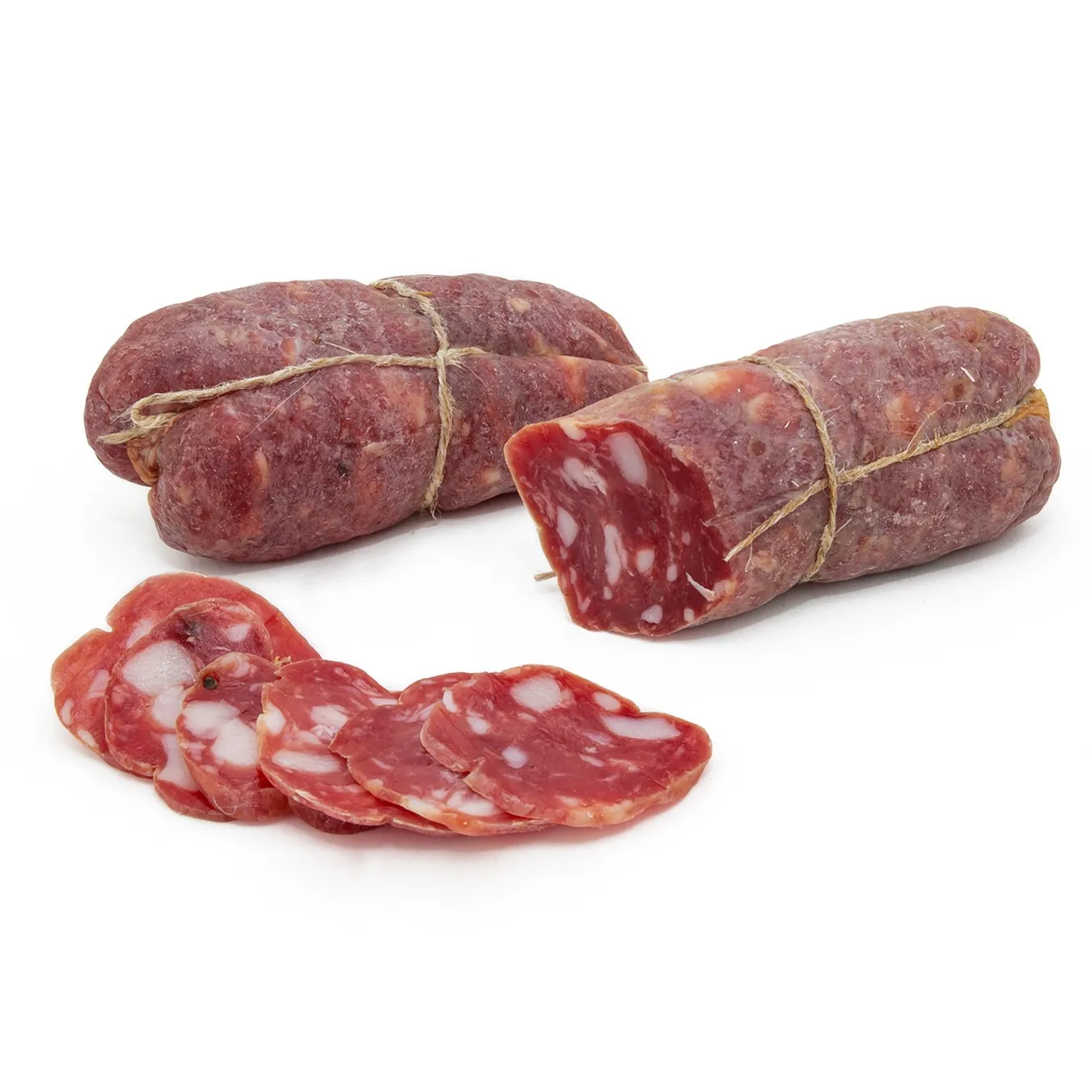 Top Quality Italy Air dried Pork Meat sausage Medium grain minced pork combined with a limited amount of fat