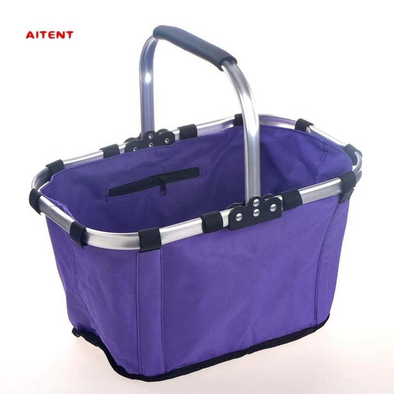 Hot Selling Household Portable Folding Foldable Small Shopping Basket
