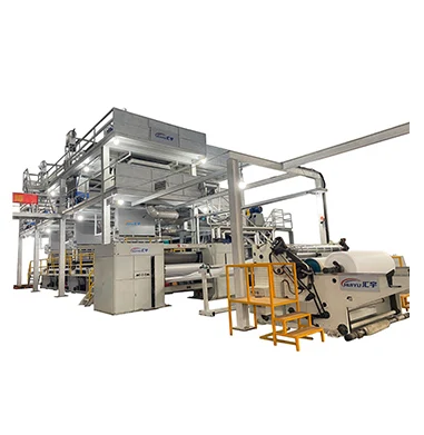 HUIYU sms Pp Spunbond Meltblown Composite Nonwoven Fabric Making Machine For Sanitary Towel
