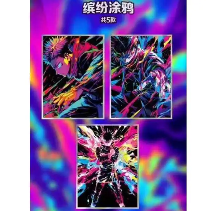Japanese Anime Wholesale Game Cards Thickened SSR UR MR Jujutsu Kaisen JJK Anime Collection Cards