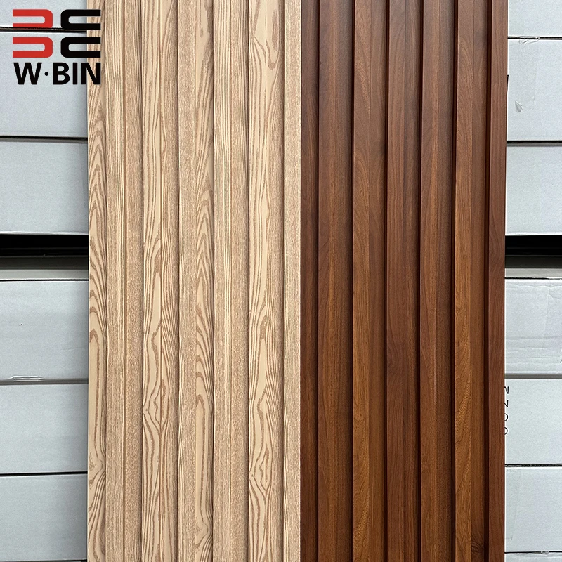Hot Sale 168*23.5mm Fluted Panels WPC Wall Panel WPC Wall Cladding For Interior Wall Decoration