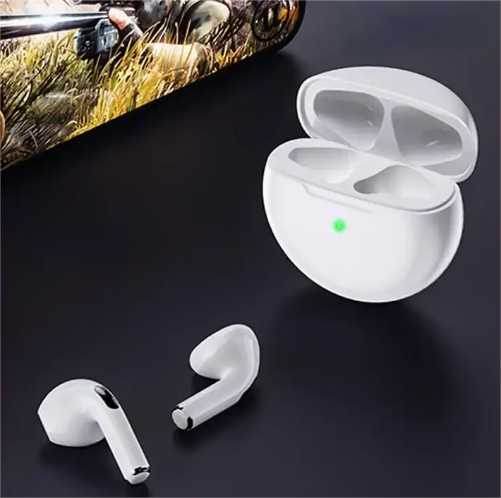 2023 Explosive Pro6 Mini Headphones Smart Touch Earpiece Headphones Waterproof Headphones for Men and Women