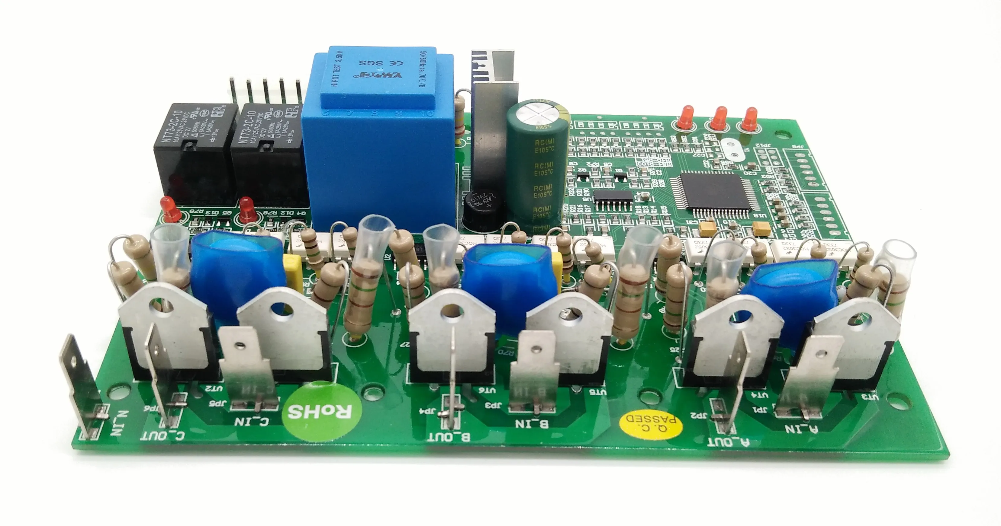 RJ-ASSU380P15 three phase soft starter for air conditioner and heat pump below 380V 15HP reducing starting current by 60%
