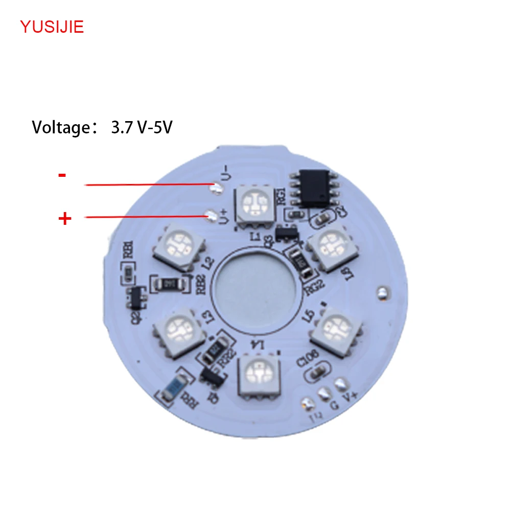 3 7-5v rgb световое табло пульт дистанционного управления переключатель света беспроводной изменение цвета 6 свет изюминкой доска мигает дыхание
