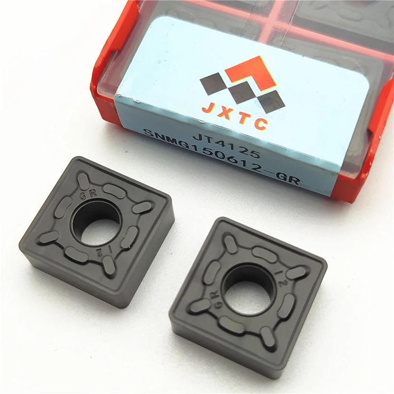Tungsten Holding Jiangwu SNMG 150612-GR JT4125 lathe blade for steel parts External turning tool bar Cutting edge