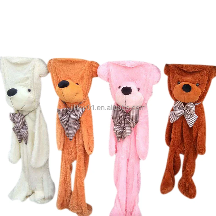 Factory Direct Sale Unstuffed Plush Toys Animal Teddy Bear Skins Unicorn Plush Skins