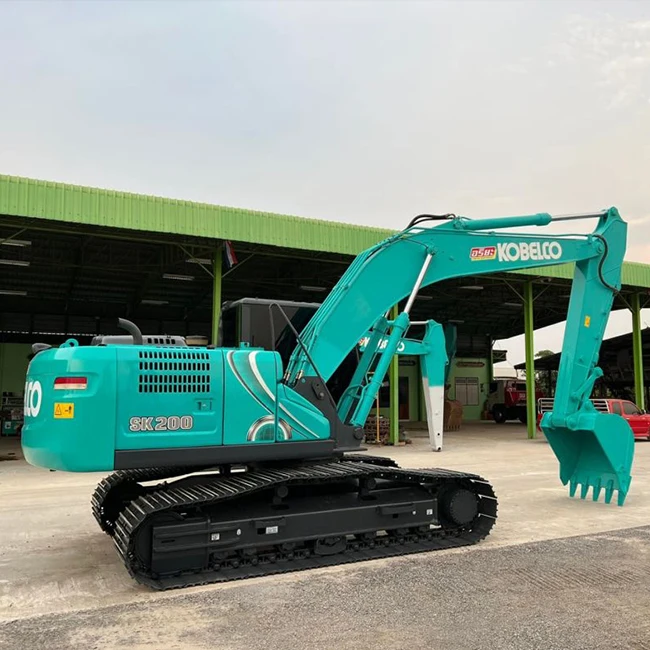 Гусеничное гусеничное строительное оборудование Excavadora Usada Kobelco Sk200-8 Sk200-10 б/у подержанный экскаватор