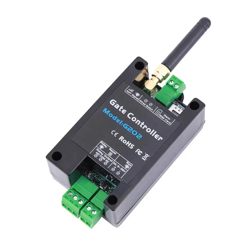 GSM Gate Opener Relay Switch Door Access Wireless Door Opener By Free Call G202 2G Remote Control  850/900/1800/1900MHz