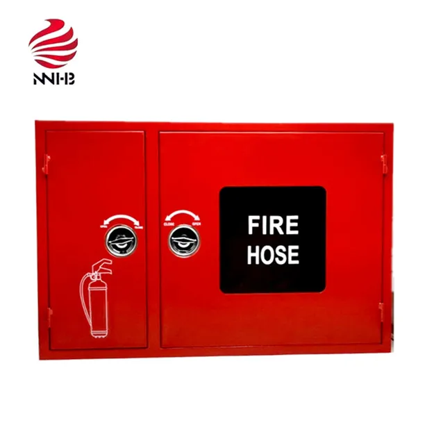 Cheap Price Double Door Hose Reel And Fire Extinguisher Cabinet RED 1' x 30m Fire Hose Reel Cabinet