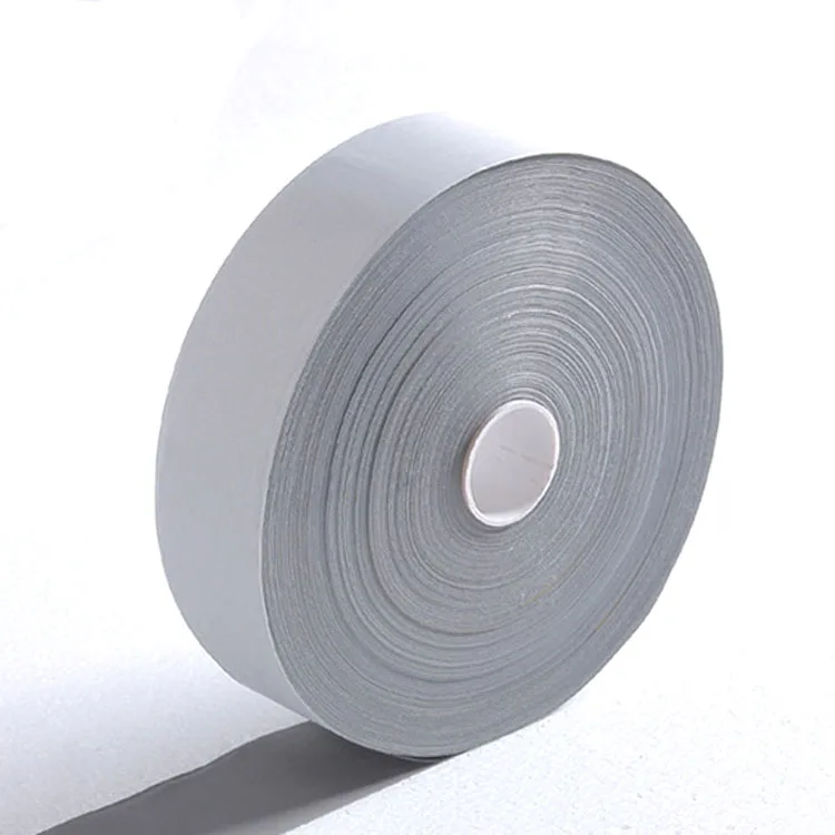 
Factory Price Custom Printed Retro Sew On Fire Resistant Reflective Waterproof Light Clear Reflective Fabric Tape For Clothing 