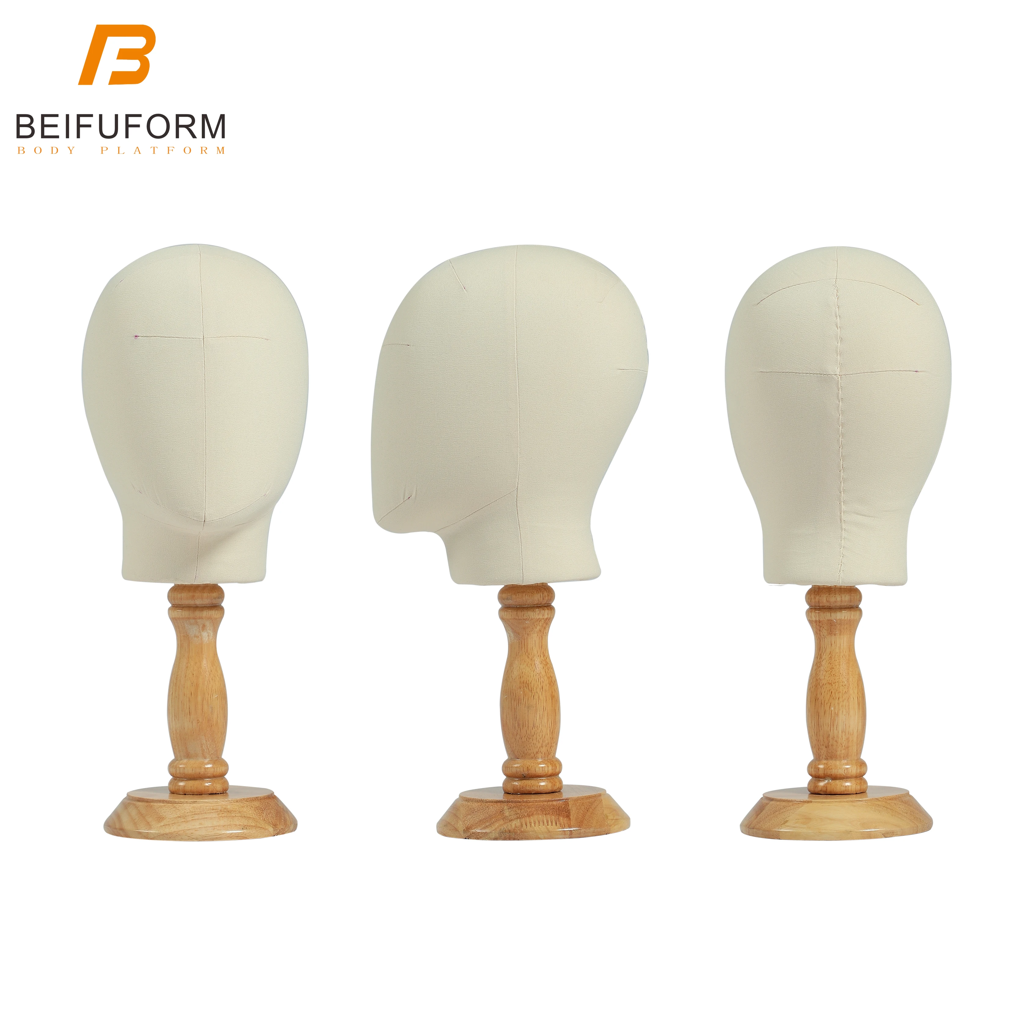 Beifuform head mannequin for sell fabric cover dummy for window display manikin for tailoring dressmaker design