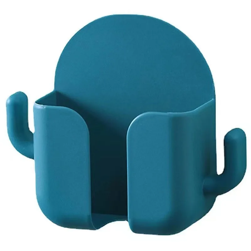 High Quality Colorful Plastic Wall Mobile Phone Holder Stand Mobile Phone Accessories Wall Home boxes storage Mount Bracket
