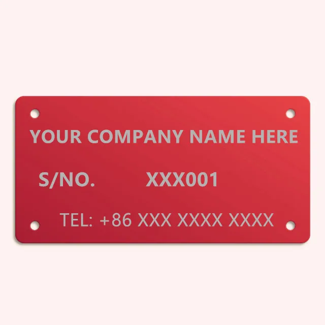 Aluminum Barcode Tag With Unique Bar Code Printing Laser Engraved Metal Asset Tracking Tag