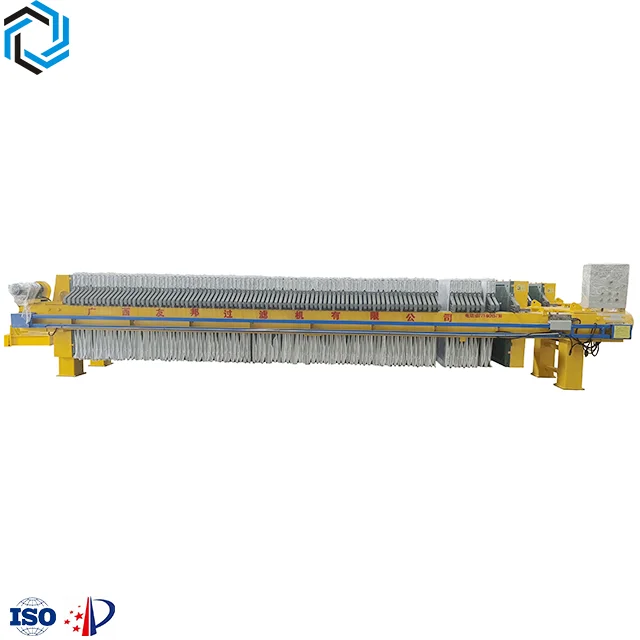 automatic box pressure filter with hydraulically controlled automatically pull plate