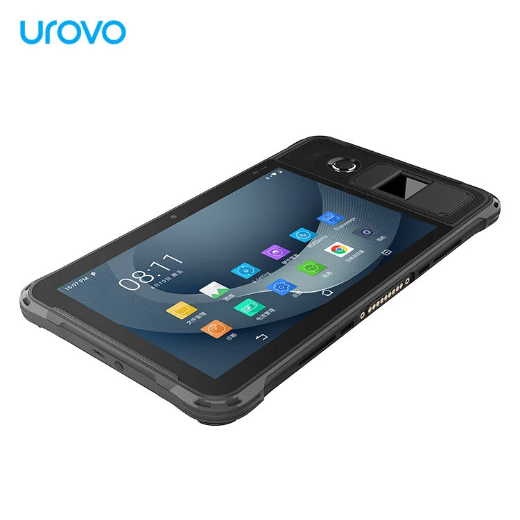 Промышленный планшет Android Urovo P8100 прочный однотонный 8-дюймовый портативный компьютер с Nfc Rfid считыватель пыли