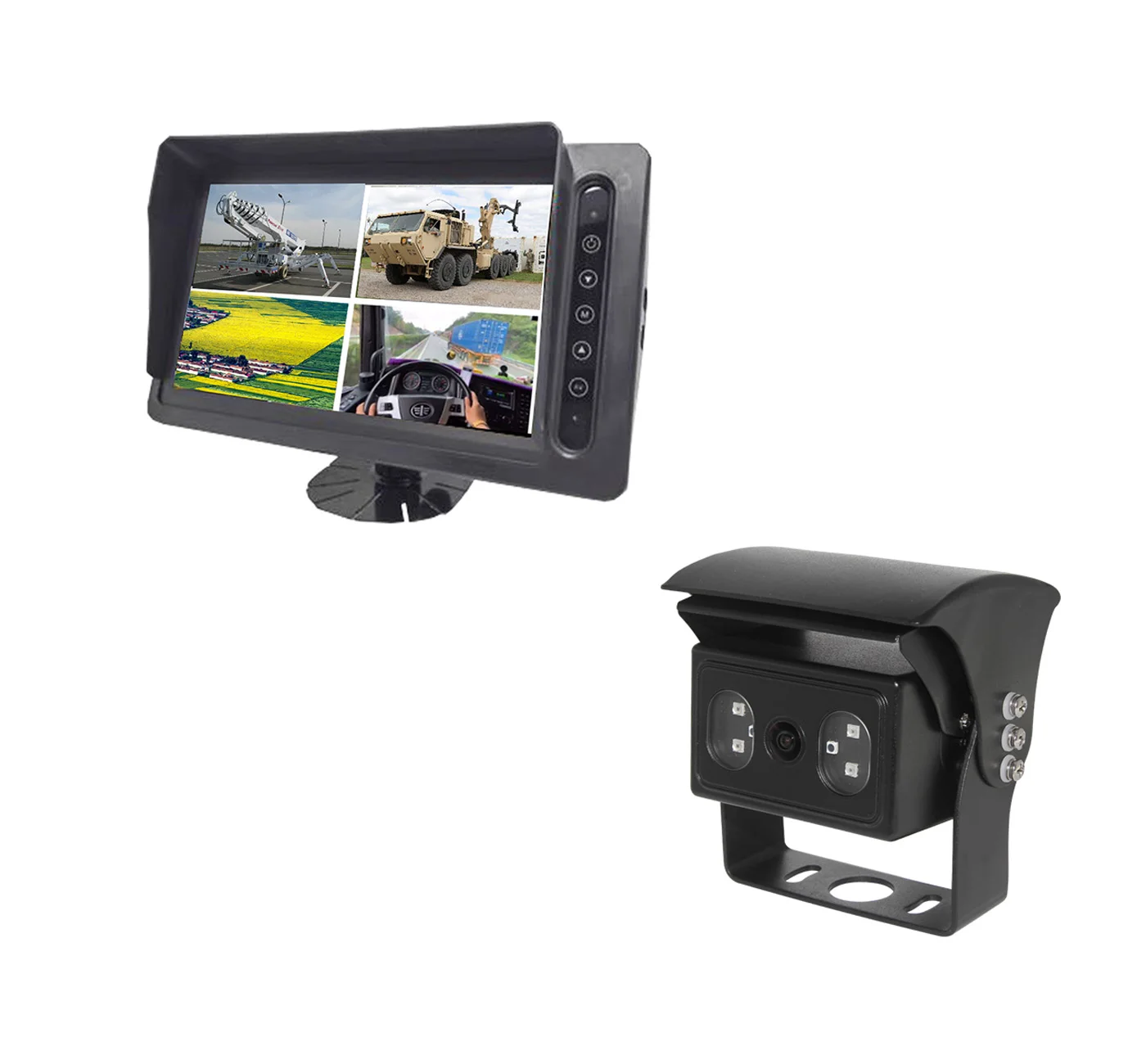 Electronic flip car camera rear view heavy vehicle camera waterproof IP69K reverse camera