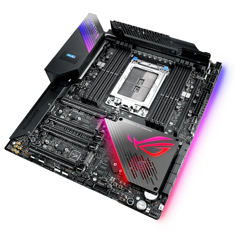 Быстрая Доставка Оптом ROG ZENI TH II EXTREME ALPHA Z2E поддержка CPU вискоза 3970X/3990X(AMD TRX40/ Socket sTRX4)