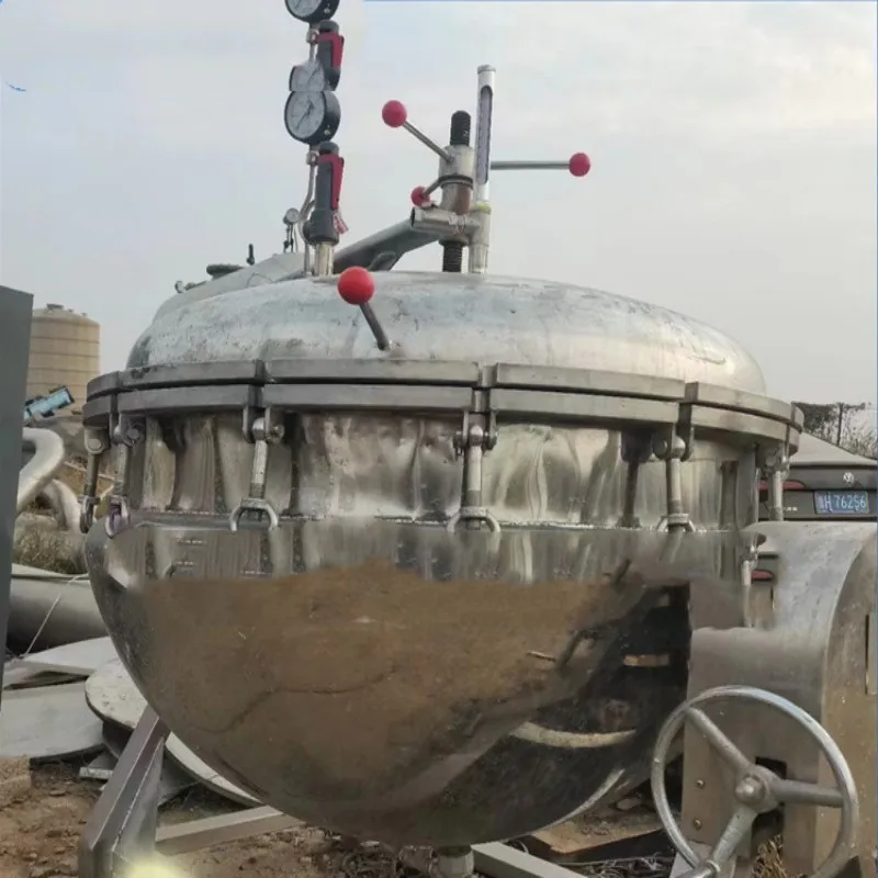 Used 200L meat Zongzi sea cucumber autoclave
