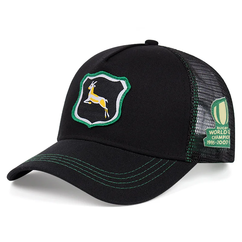 Fashion black Mesh Embroidery Patch trucker cap Gorras Vintage 5 panel Trucker Hats Supplier  mesh Baseball Caps Mens