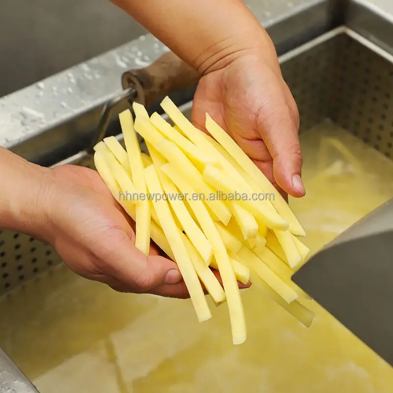 Industrial potato peeling and cutting machine potato washer potato peeler and cutter french fries production line for sale