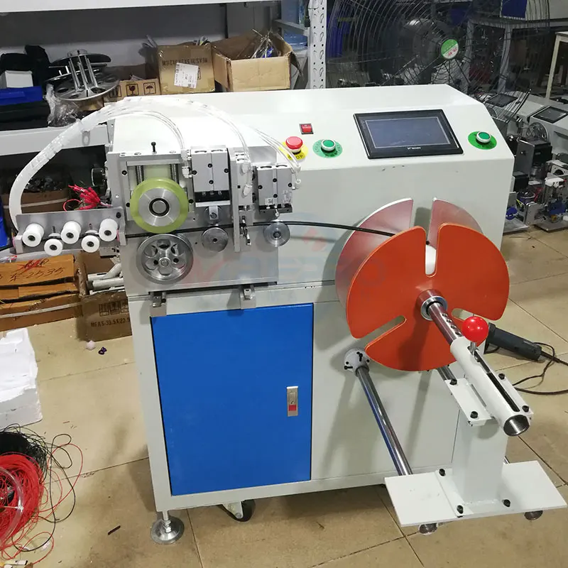 HB-MF2 Hot sales Full-auto wire count length cut wind machine wire spool cable bobbin tying machine