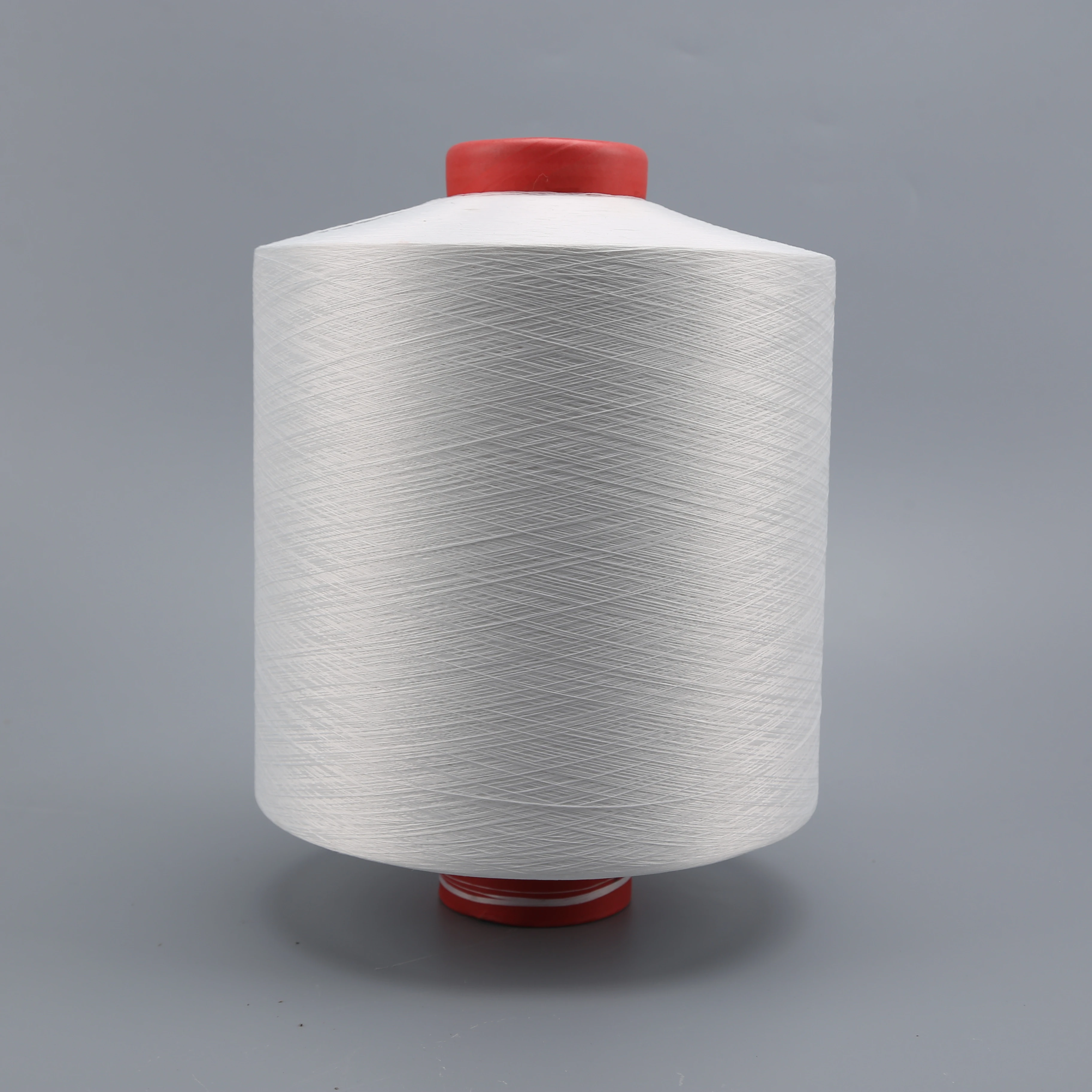 100% 100% polyester drawn network yarn 6KG/piece Fixed length and fixed weight Support dyeing and proofing