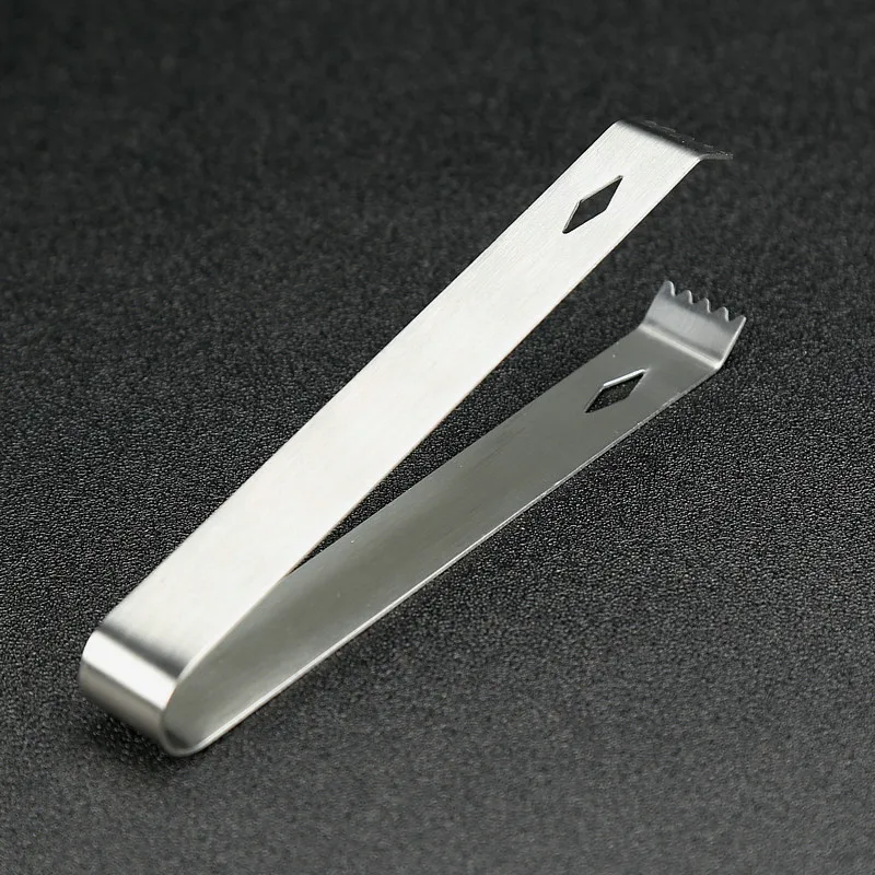 Wuyi Camol Ice Tongs Premium Stainless Steel - Durable & Stylish Bar Accessory | Easy Ice Handling | Ice Tongs