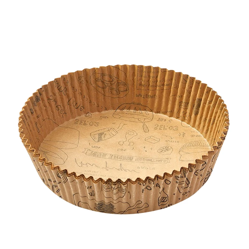 AIUDO Home Products Laminated Microwaveable Oil Streamer Wood Pulp Double Silicone Coated Oven Parchment Paper Air Frey Liner