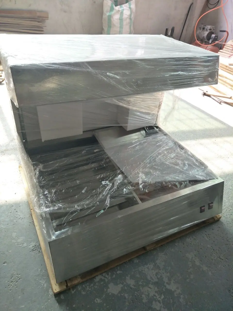 Kfc high quality counter top french fry chips display warmer