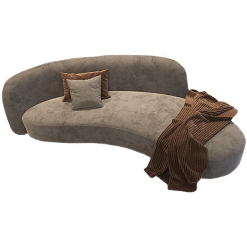 nordic living room sofa modern style dining  room cafe furniture living room sofa Creativity design luxury velvet lounge sofa