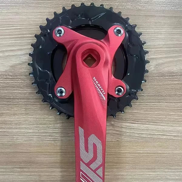 Bicycle chain and crank Chain Wheel 32/34/36/38T MTB Road Bike Crankset 104BCD Chainring Round Bicycle Rotor Crankset