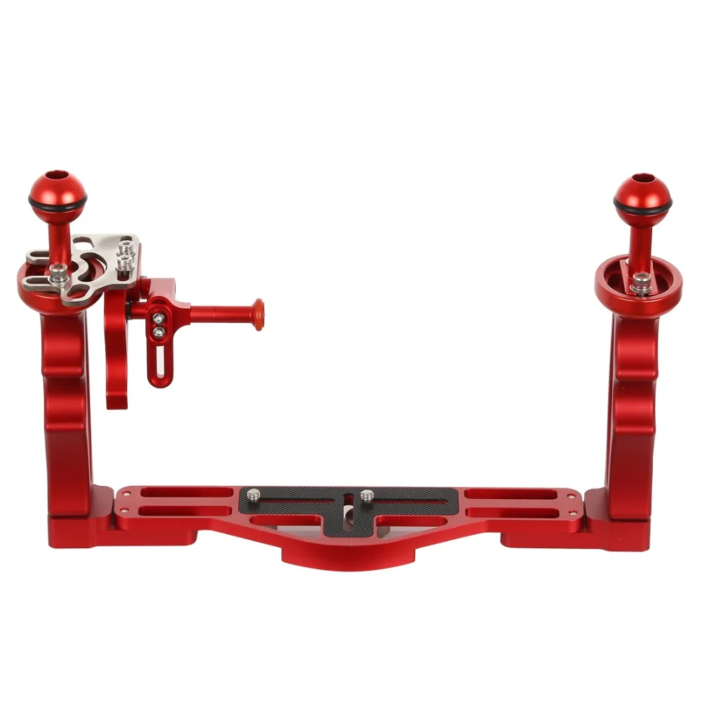 Aluminum alloy anodized multi-color diving equipment underwater diving camera tray