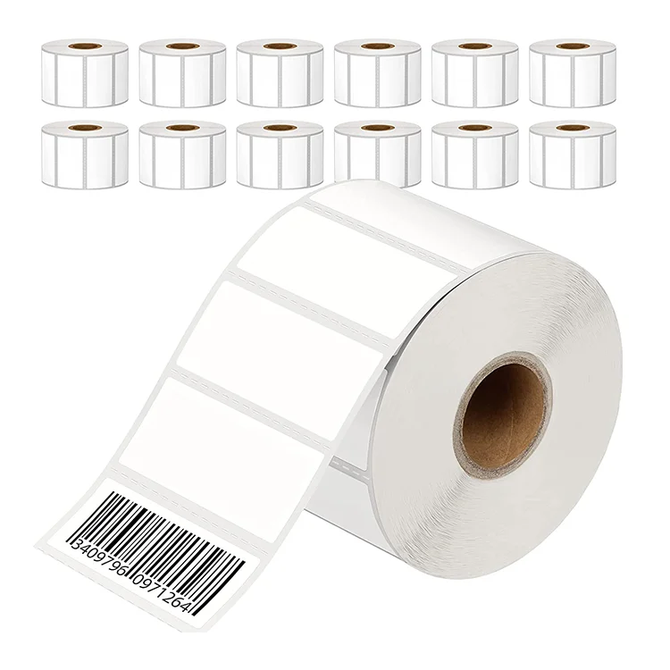 Size Customization Strong Adhesive Stickers Barcode Paper Label