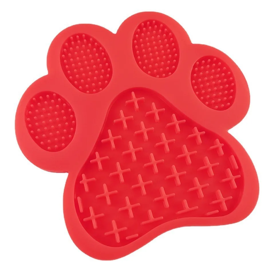 C247Bpa Free Silicone Dog Lick Dog Feeding Pad Pet Slow Feeding Mat Pet Bath Shower Distraction Toy Silicone Suction Licking Mat