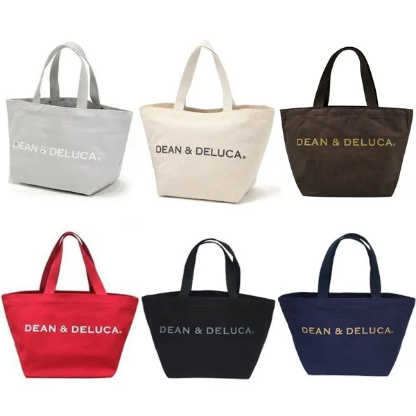 Custom printed canvas tote shopping bag with logo luxury cotton shopping bag