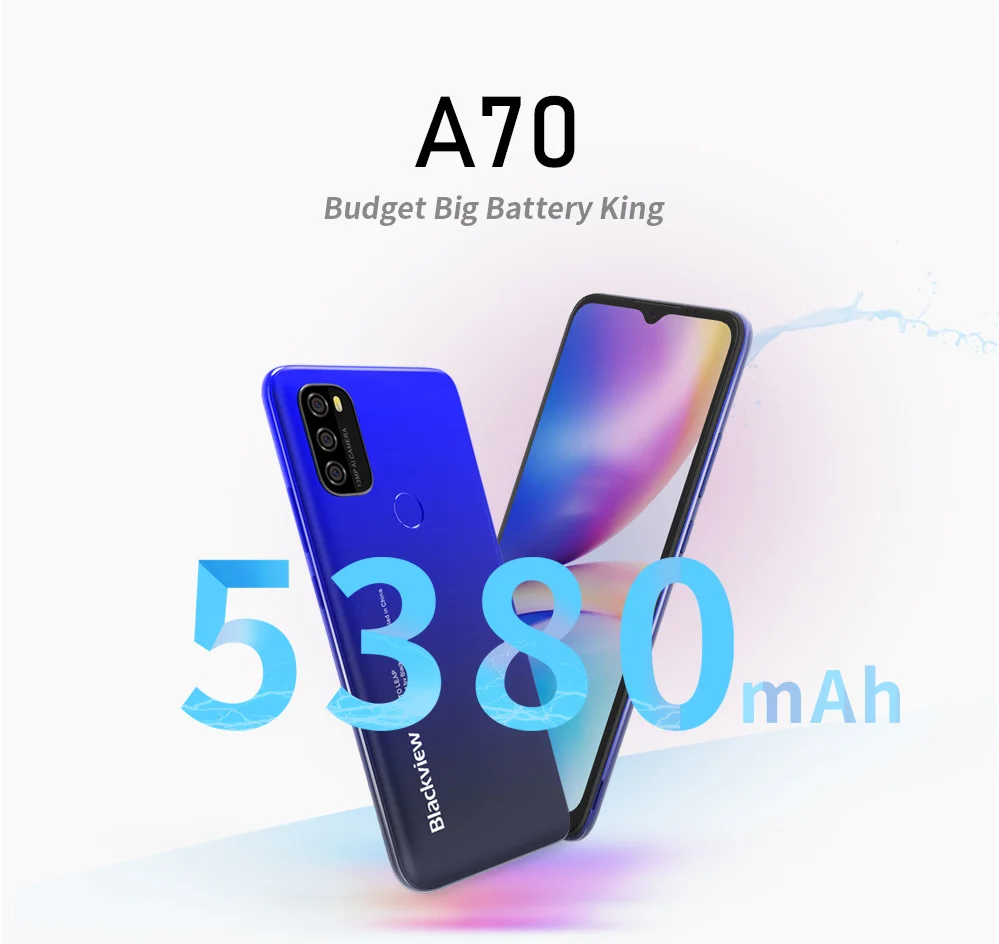 Смартфон A70 10 ядер 6 51 дюйма 3 + 32 ГБ 5380 мАч 24 48