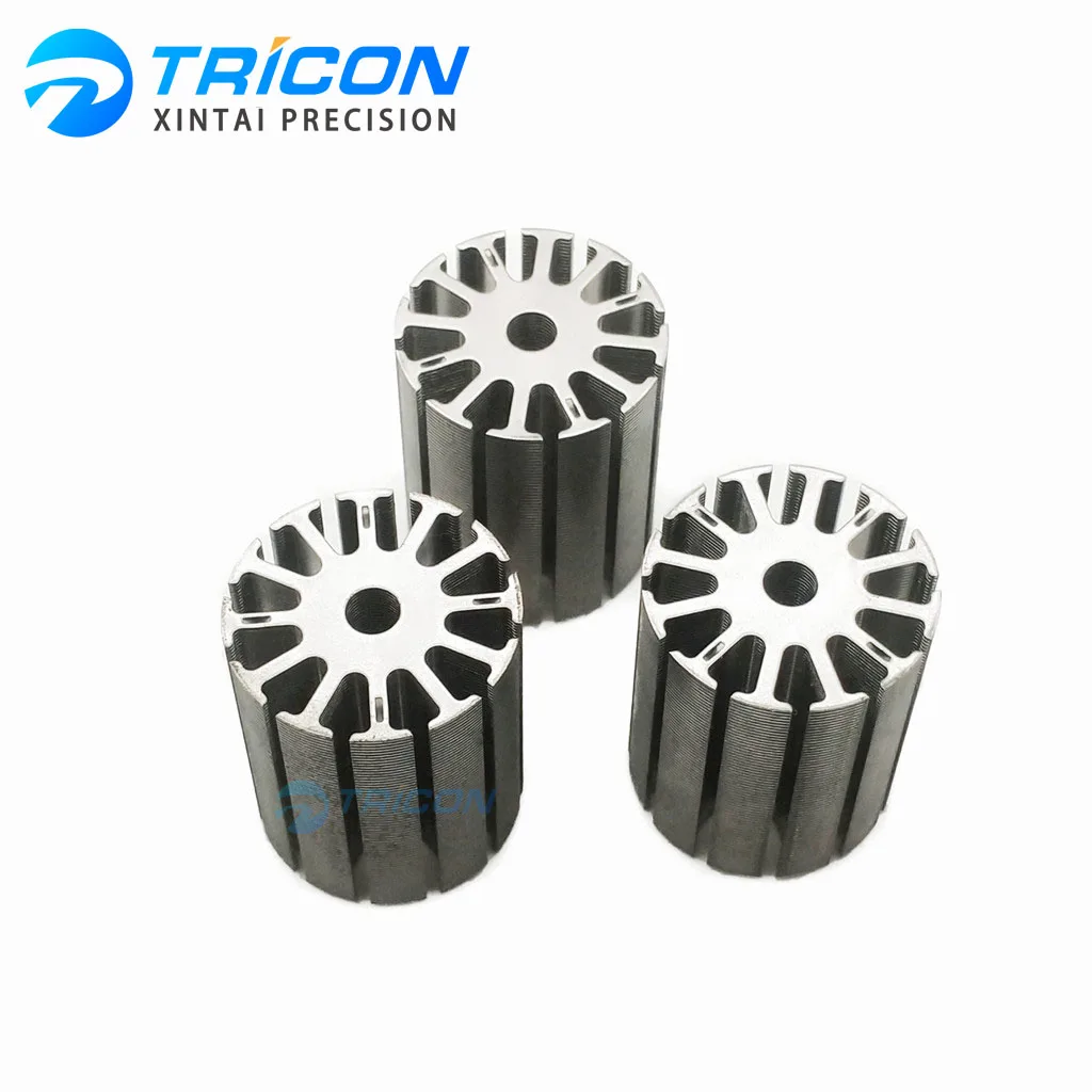 Factory custom processing rotor chip production power tool motor 27.4mm DC rotor chip metal motor chip parts