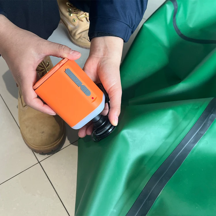 Portable efficient brushless motor Air Pump Camping Light Ultra-Mini Air Pump  Batteries USB with Nozzles for Pool Floats