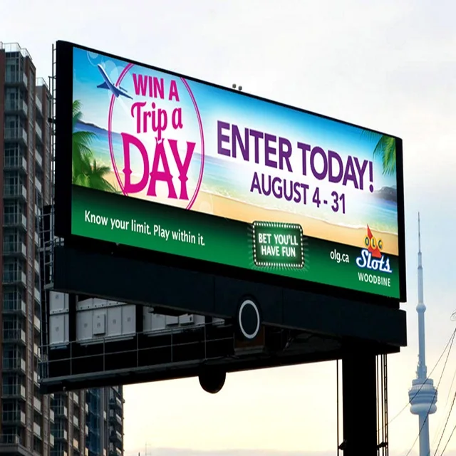 
P8 Outdoor LED Billboard for Highway Street DOOH Advertising LED Wall Large LED Display 