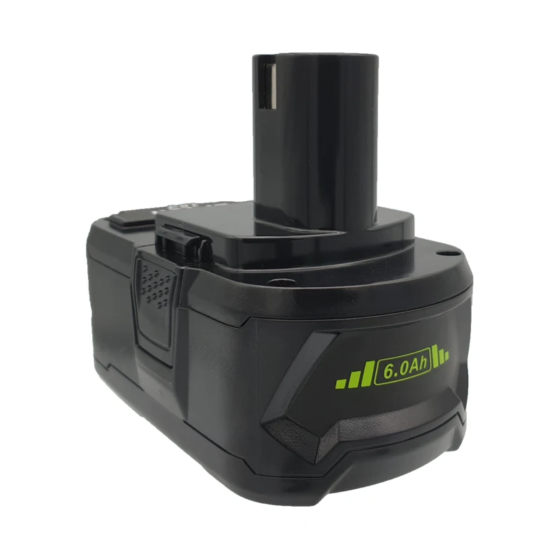 18V Battery For Ryobi One+ Plus 4.0Ah Li-ion RB18L50 BPP-1817M P107 P108 Power   12v battery adapter one plus