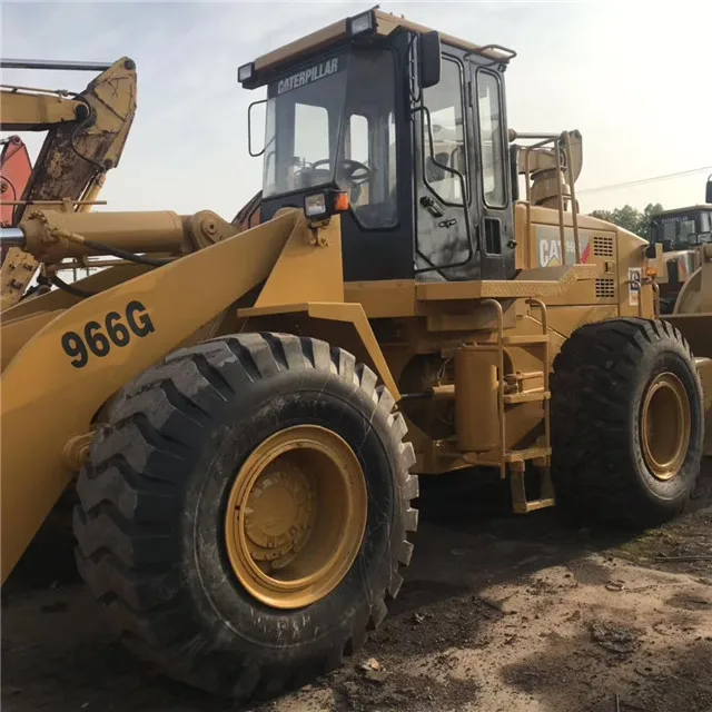 Подержанный фронтальный погрузчик cat 966G с хорошим рабочим состоянием