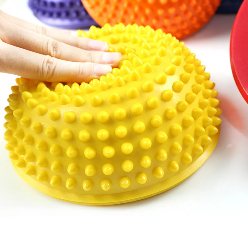 Yoga Massage Ball Spiky Half Massage Ball Hedgehog Balancing Pods Domed Stability Pods Half Round Yoga Balance Massage Ball
