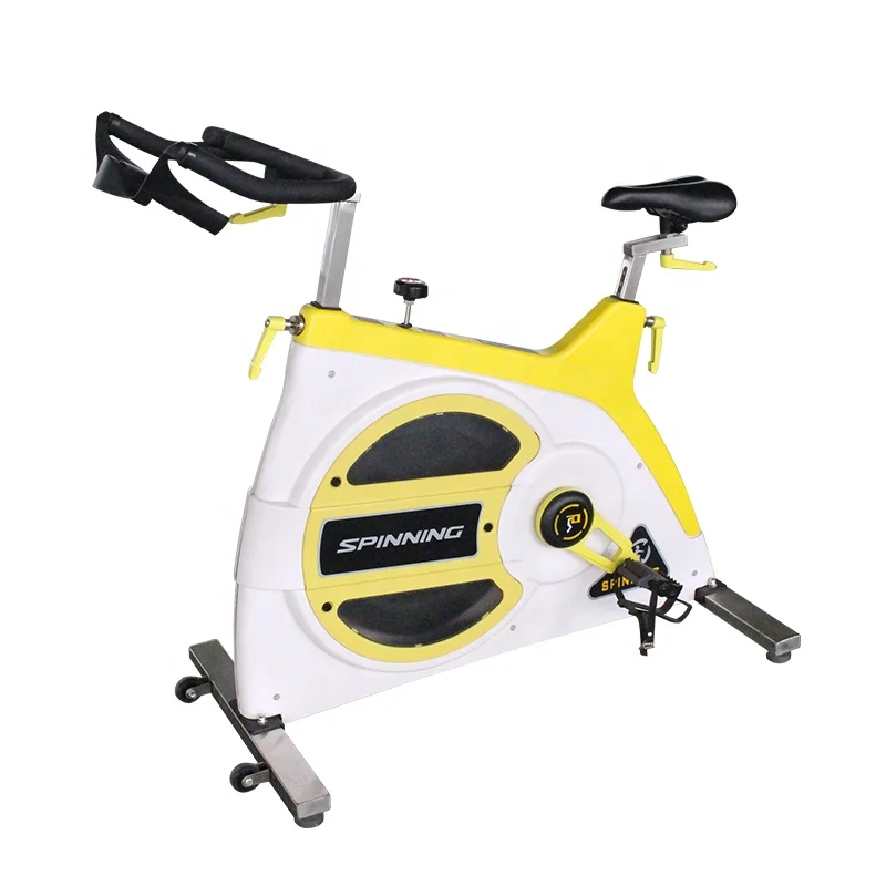Bodybuilding aluminum alloy exercise bike with height adjustment