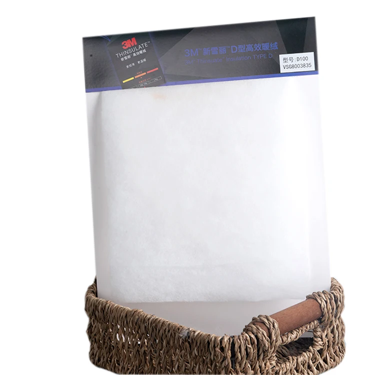 Type D Winter Breathable Fabric 3M Thinsulate Water-Repellent Synthetic Material