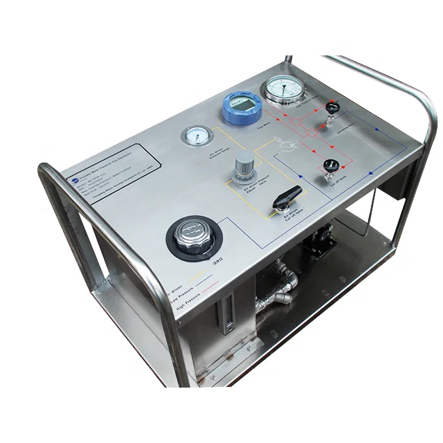 Hydraulic Portable High pressure Hydro Test Pump with Chart Recorder