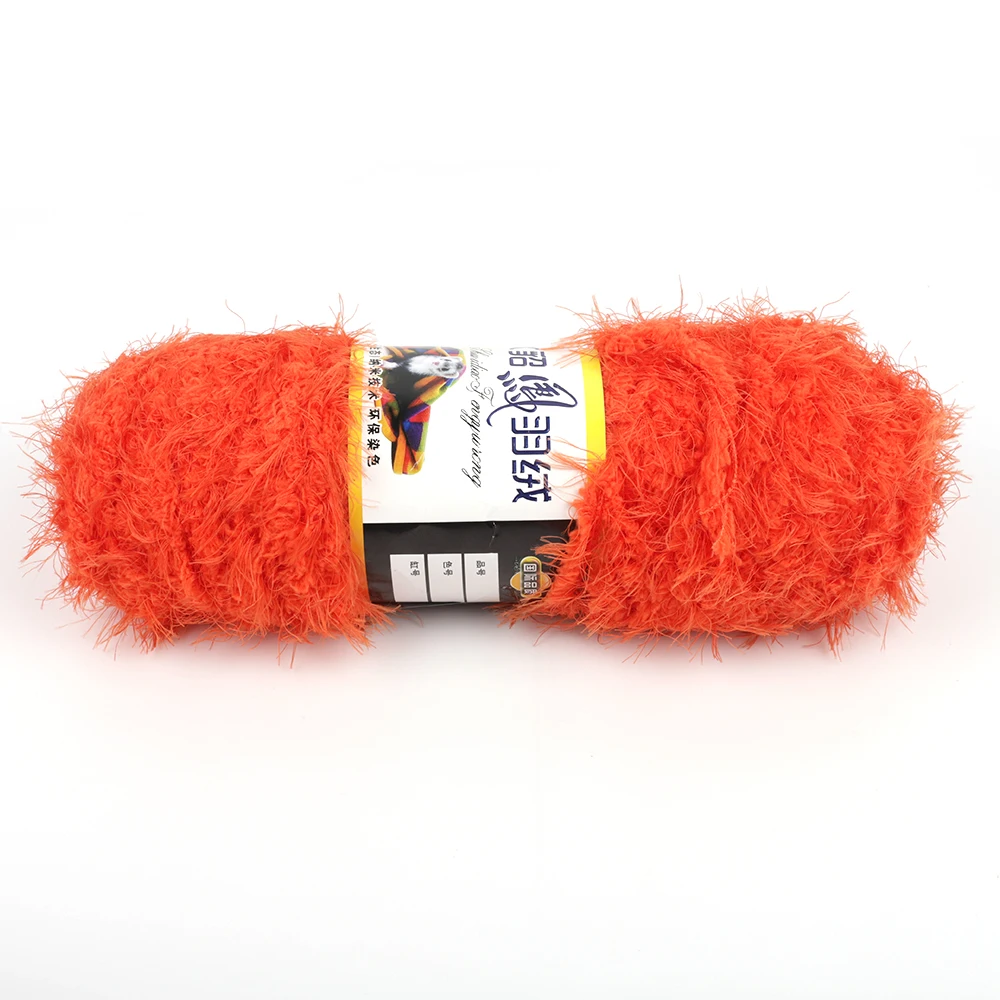 Soft Smooth Yarn Baby Knitting Wool Yarn Thick Fiber Velvet Hand Knitting Wool Crochet Yarn for DIY Sweater