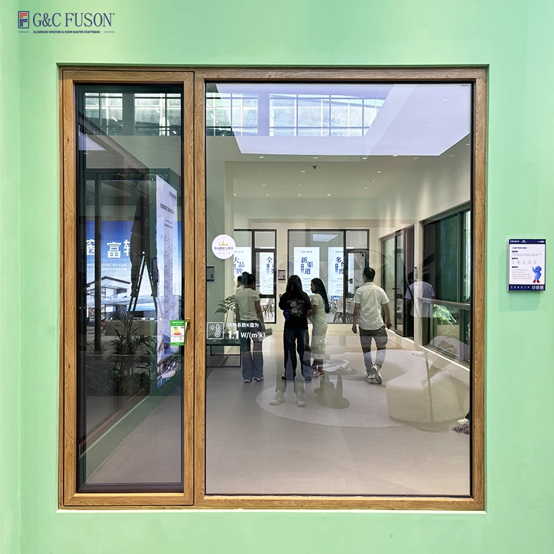Fuson Drifting Windows As2047 European Standard Double Glass Upvc Window Pvc Windows For Houses
